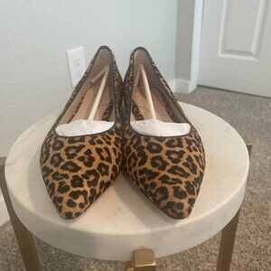 Cole Haan Calf Hair Leopard Print Flats